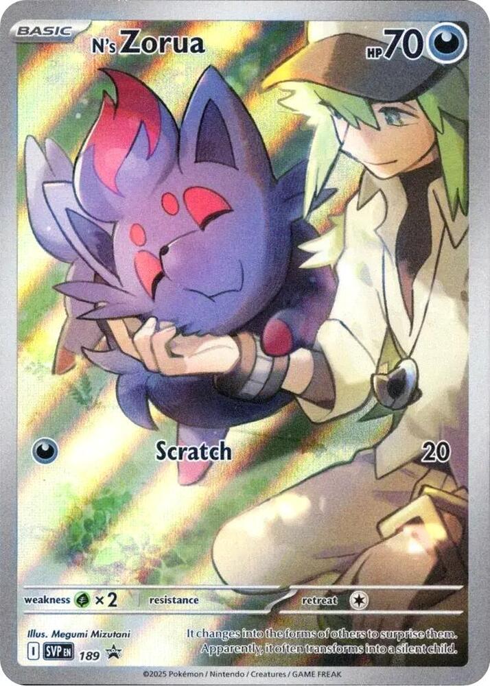 N's Zorua - 189 — SV: Scarlet &amp; Violet Promo Cards