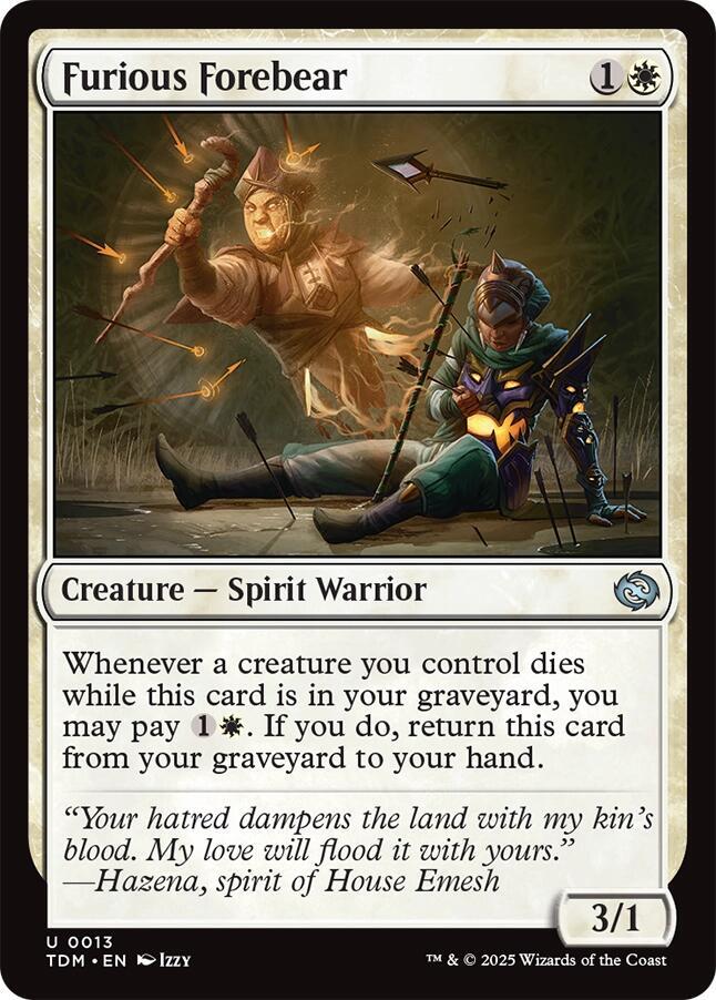 Furious Forebear — Tarkir: Dragonstorm