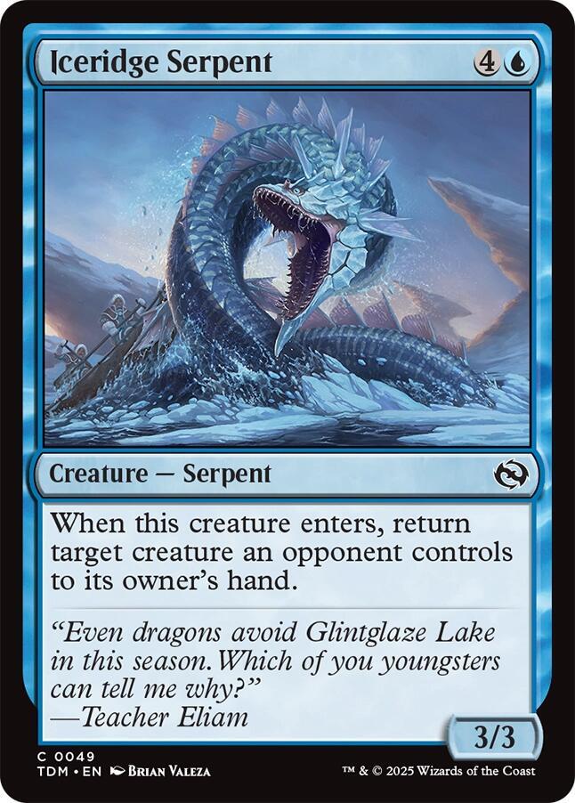 Iceridge Serpent — Tarkir: Dragonstorm