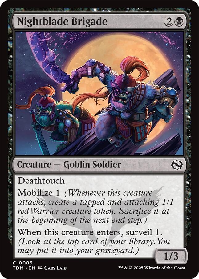 Nightblade Brigade — Tarkir: Dragonstorm