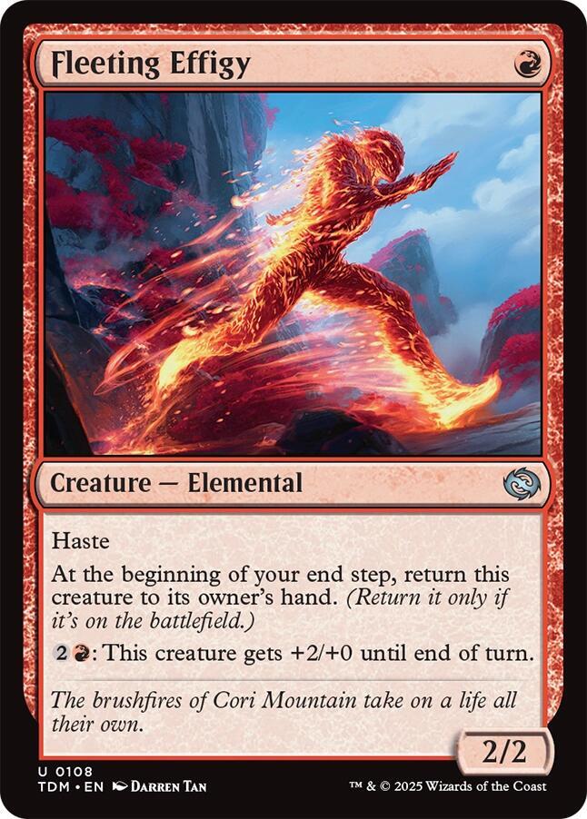 Fleeting Effigy — Tarkir: Dragonstorm