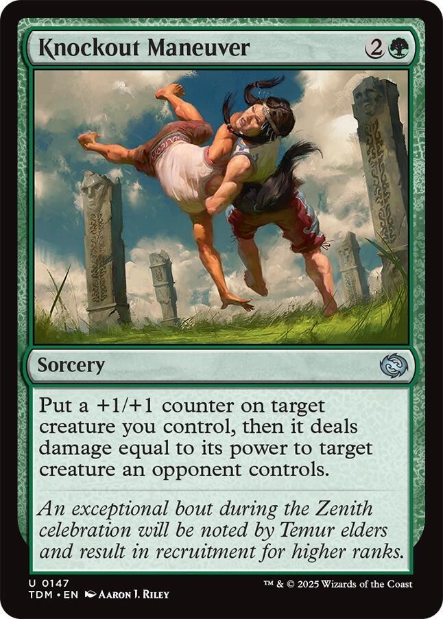 Knockout Maneuver — Tarkir: Dragonstorm