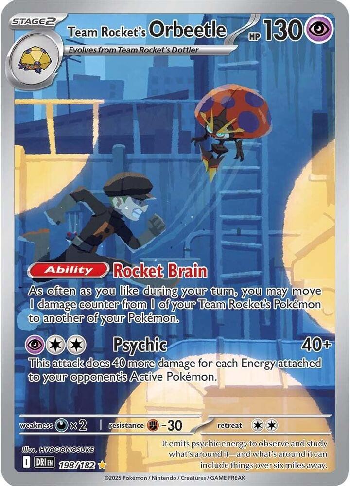 Team Rocket's Orbeetle - 198/182 — SV10: Destined Rivals