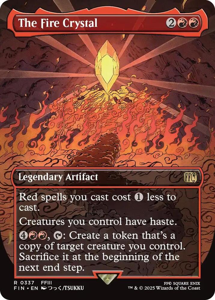 The Fire Crystal (Borderless) — FINAL FANTASY
