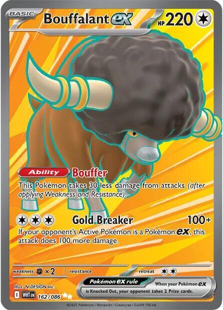 Bouffalant ex - 162/086 — SV: White Flare