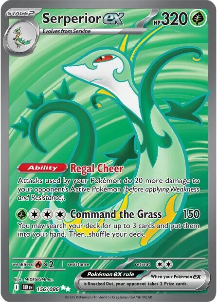 Serperior ex - 156/086 — SV: Black Bolt