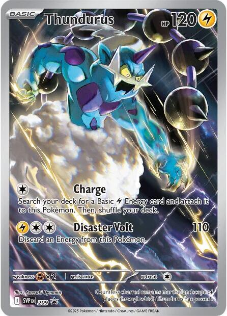 Thundurus - 209 — SV: Scarlet &amp; Violet Promo Cards