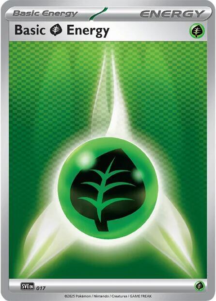 Basic Grass Energy - 017 — SVE: Scarlet &amp; Violet Energies