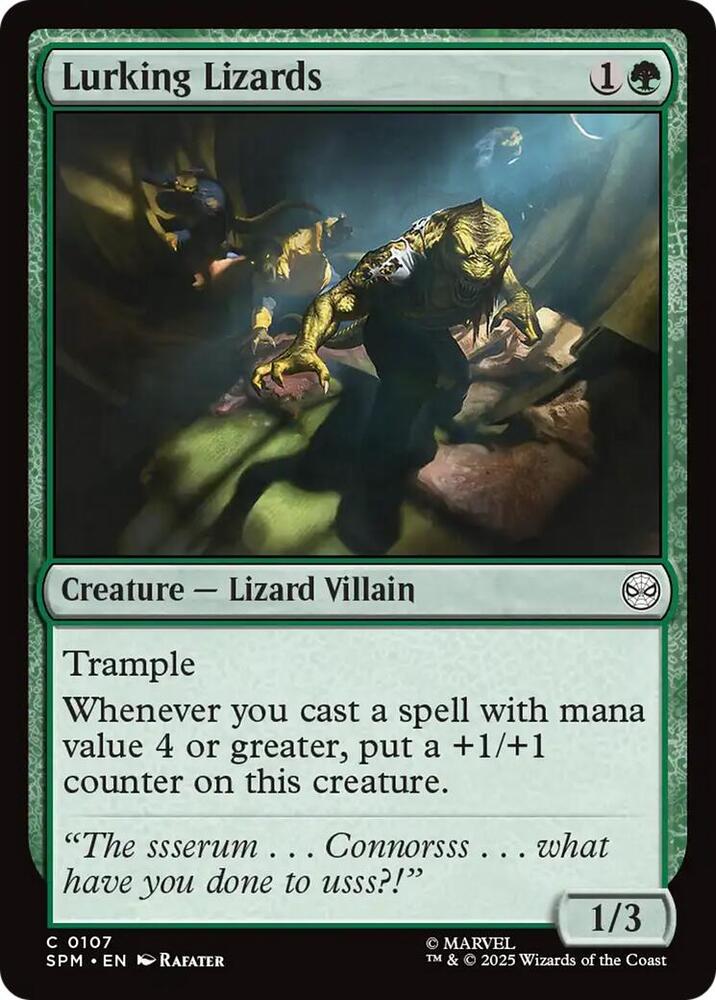Lurking Lizards — Marvel's Spider-Man