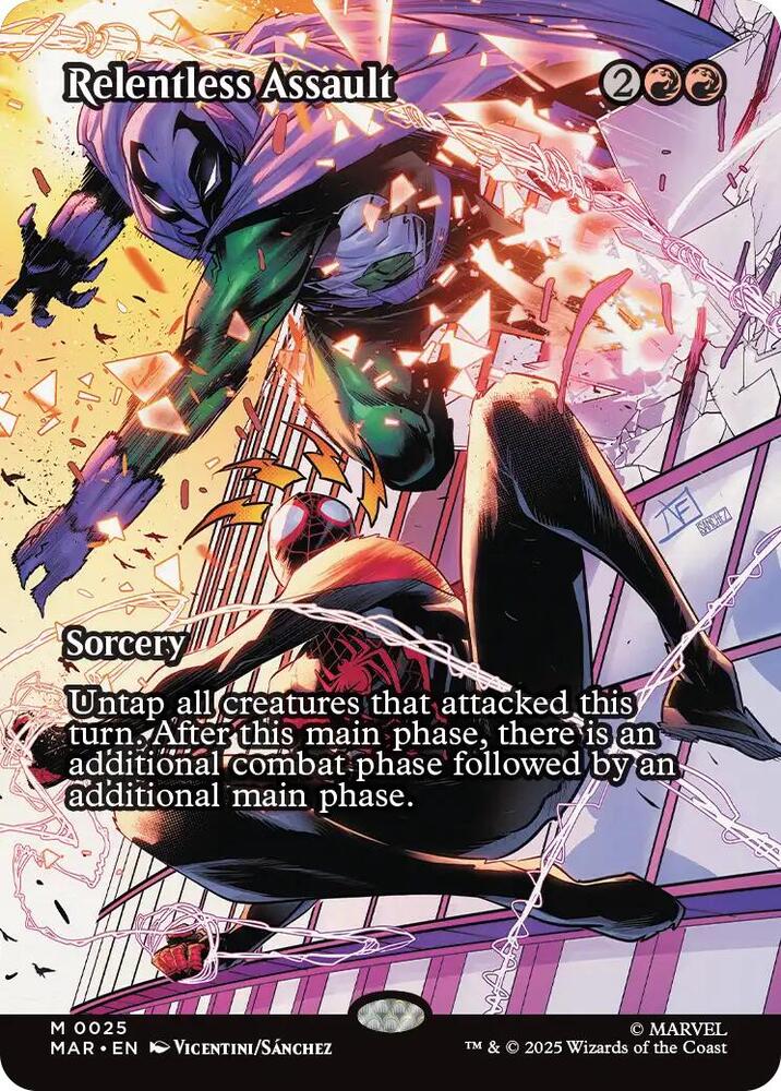 Relentless Assault (Borderless) — Marvel Universe Eternal-Legal