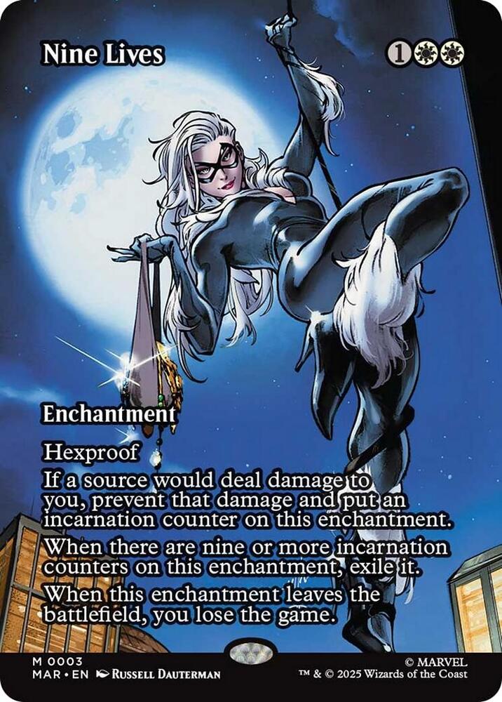 Nine Lives (Borderless) — Marvel Universe Eternal-Legal