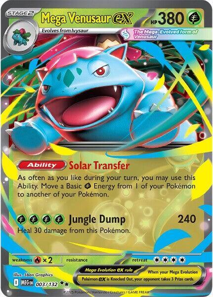 Mega Venusaur ex - 003/132 — ME01: Mega Evolution
