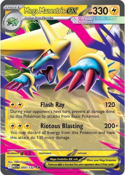 Mega Manectric ex - 050/132 — ME01: Mega Evolution