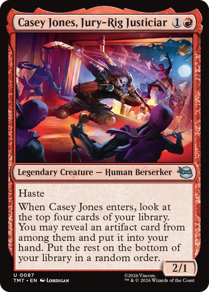 Casey Jones, Jury-Rig Justiciar — Teenage Mutant Ninja Turtles