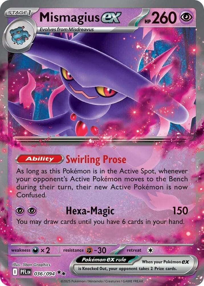 Mismagius ex - 036/094 — ME02: Phantasmal Flames