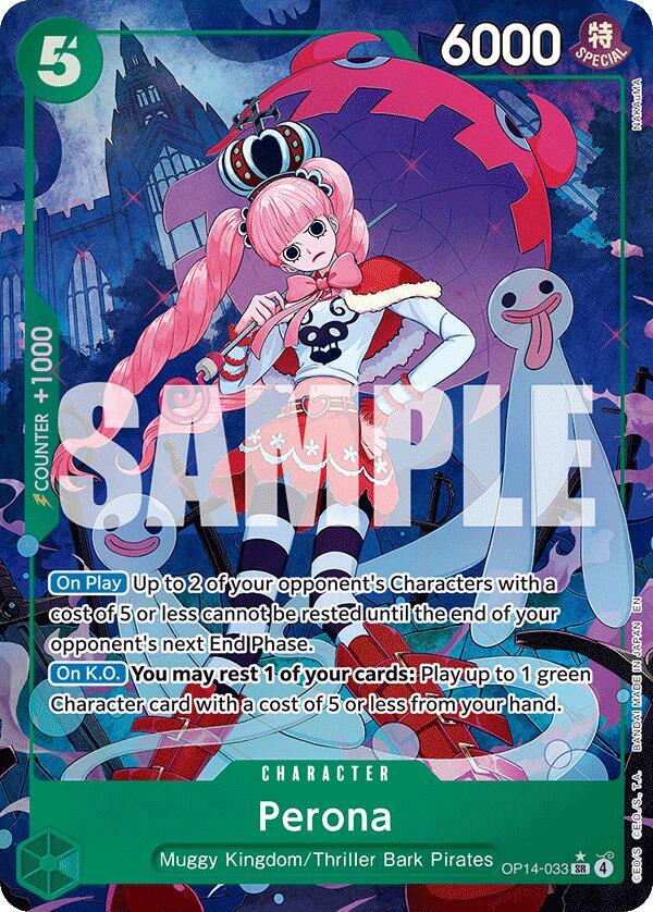 Perona - OP14-033 (Alternate Art) — The Azure Sea's Seven