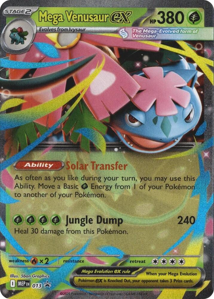 Mega Venusaur ex - 013 — ME: Mega Evolution Promo