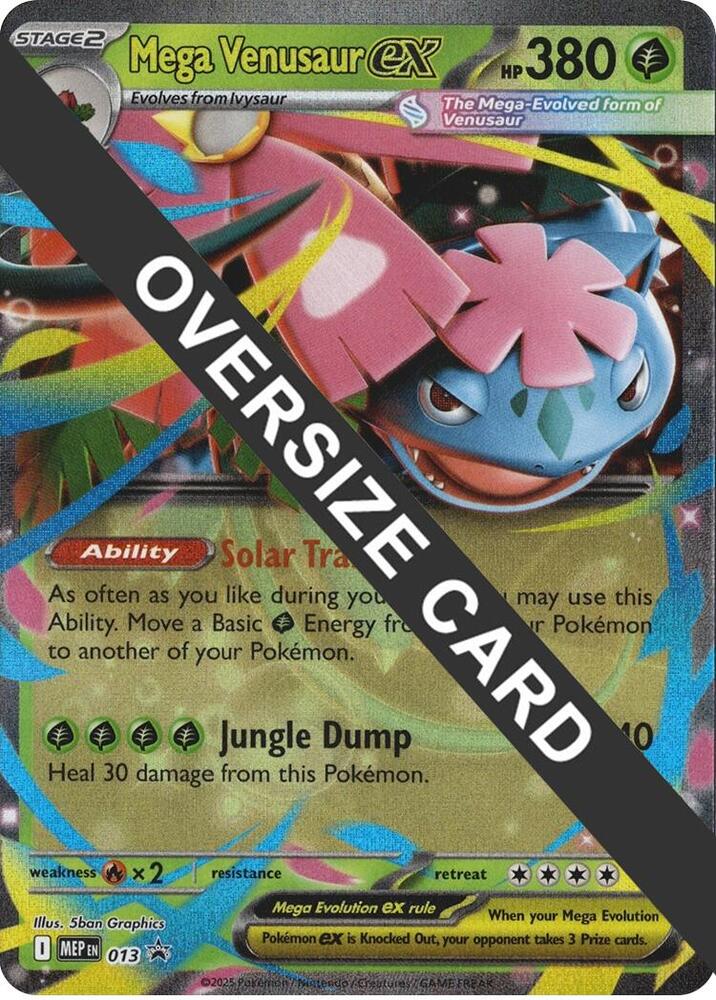 Mega Venusaur ex - 013 — Jumbo Cards
