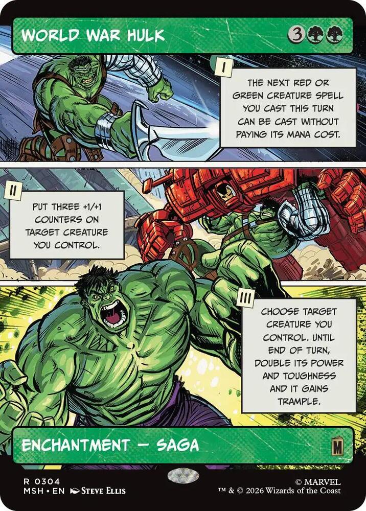 World War Hulk (Borderless) — Marvel Super Heroes