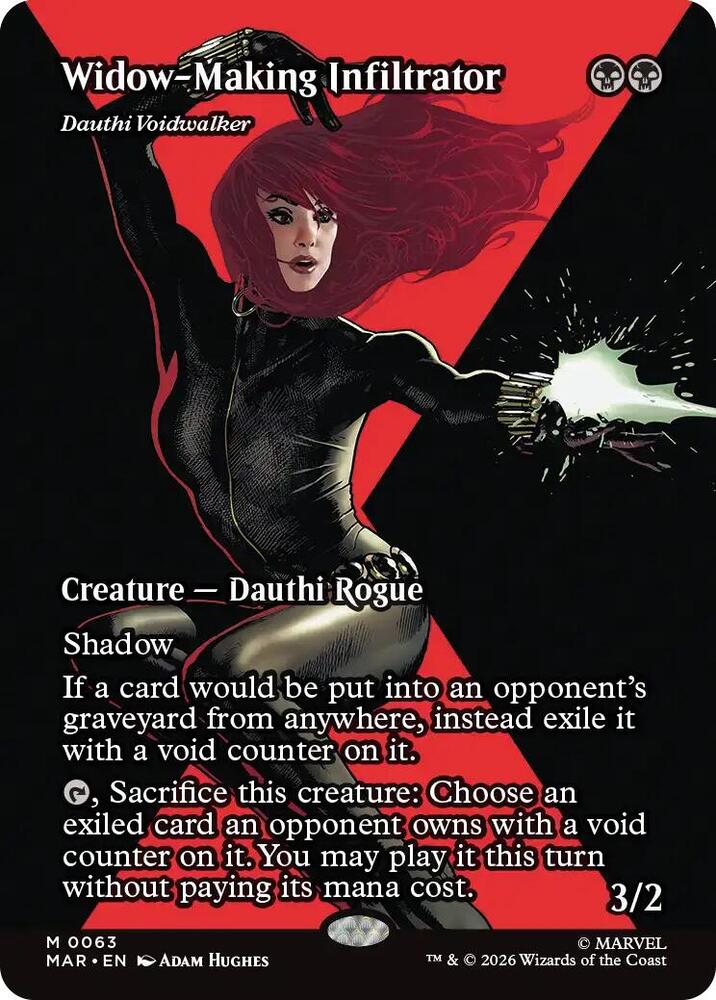 Widow-Making Infiltrator - Dauthi Voidwalker (Borderless) — Marvel Universe Eternal-Legal