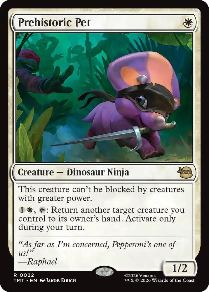 Prehistoric Pet — Teenage Mutant Ninja Turtles