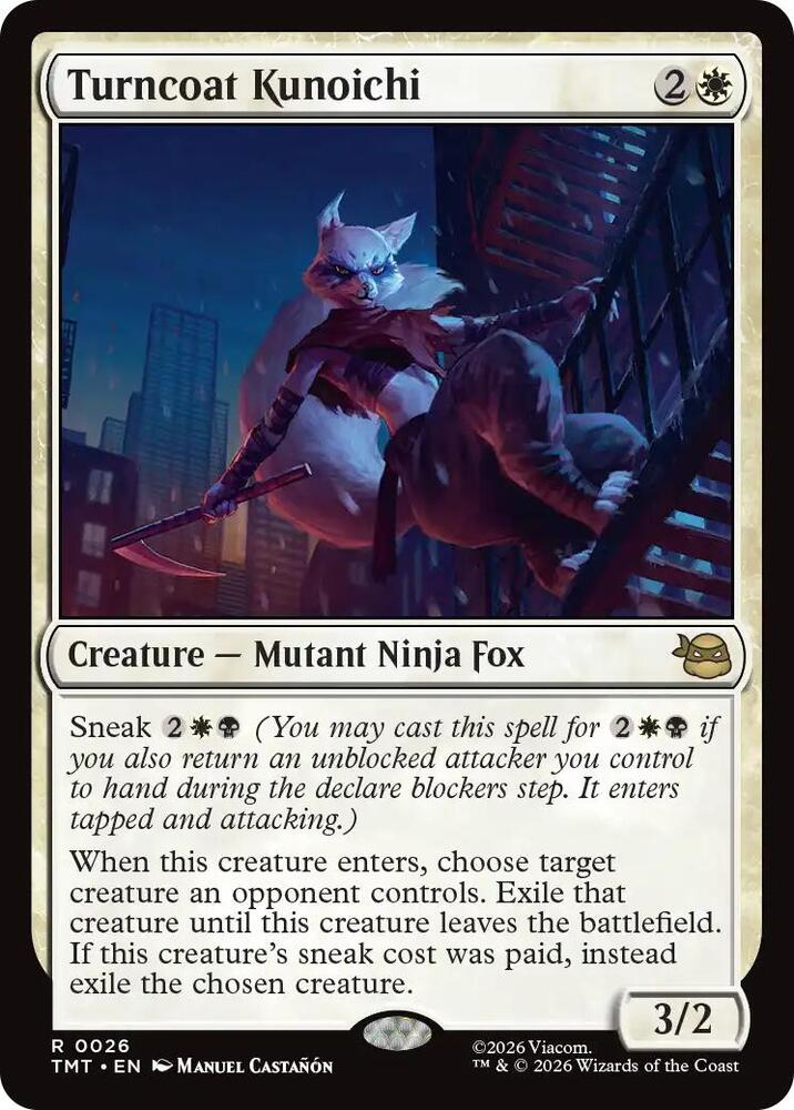 Turncoat Kunoichi — Teenage Mutant Ninja Turtles