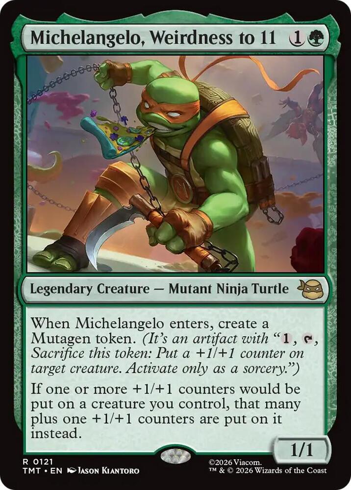 Michelangelo, Weirdness to 11 — Teenage Mutant Ninja Turtles