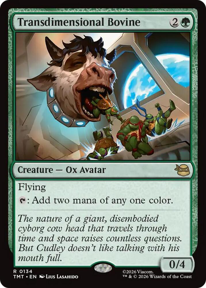 Transdimensional Bovine — Teenage Mutant Ninja Turtles