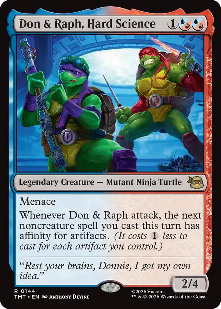 Don &amp; Raph, Hard Science — Teenage Mutant Ninja Turtles