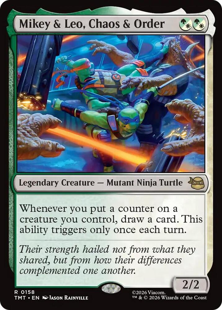 Mikey &amp; Leo, Chaos &amp; Order — Teenage Mutant Ninja Turtles