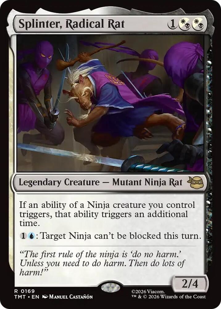 Splinter, Radical Rat — Teenage Mutant Ninja Turtles