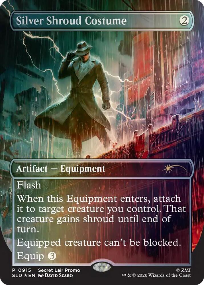 Silver Shroud Costume — Secret Lair Drop Series