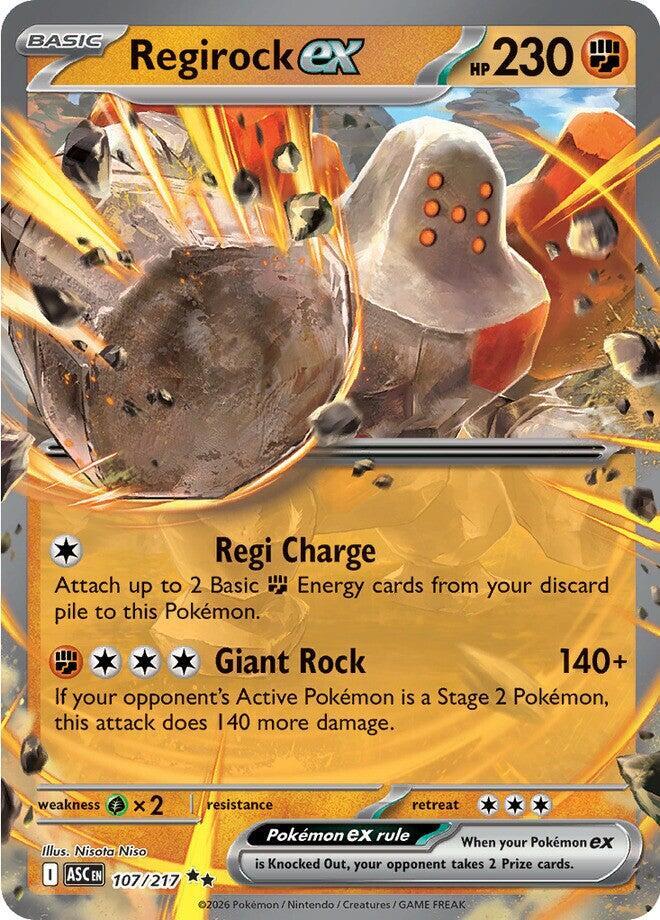 Regirock ex — ME: Ascended Heroes