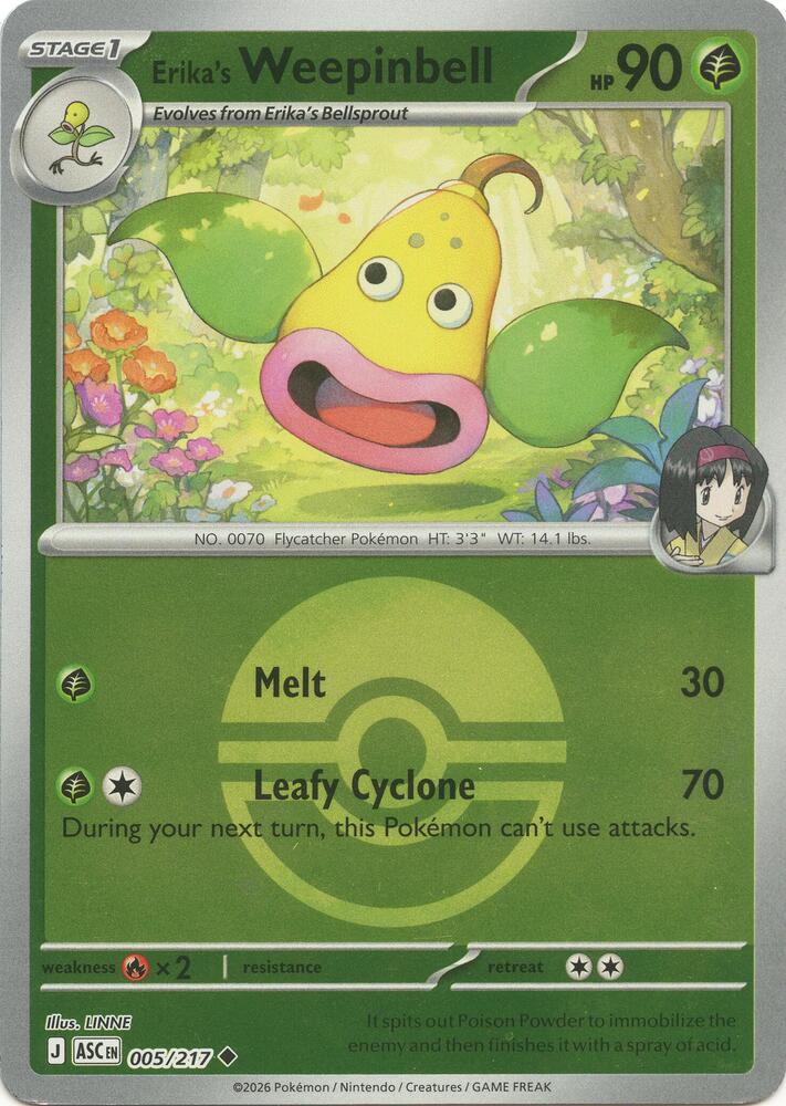 Erika's Weepinbell (Poke Ball) — ME: Ascended Heroes