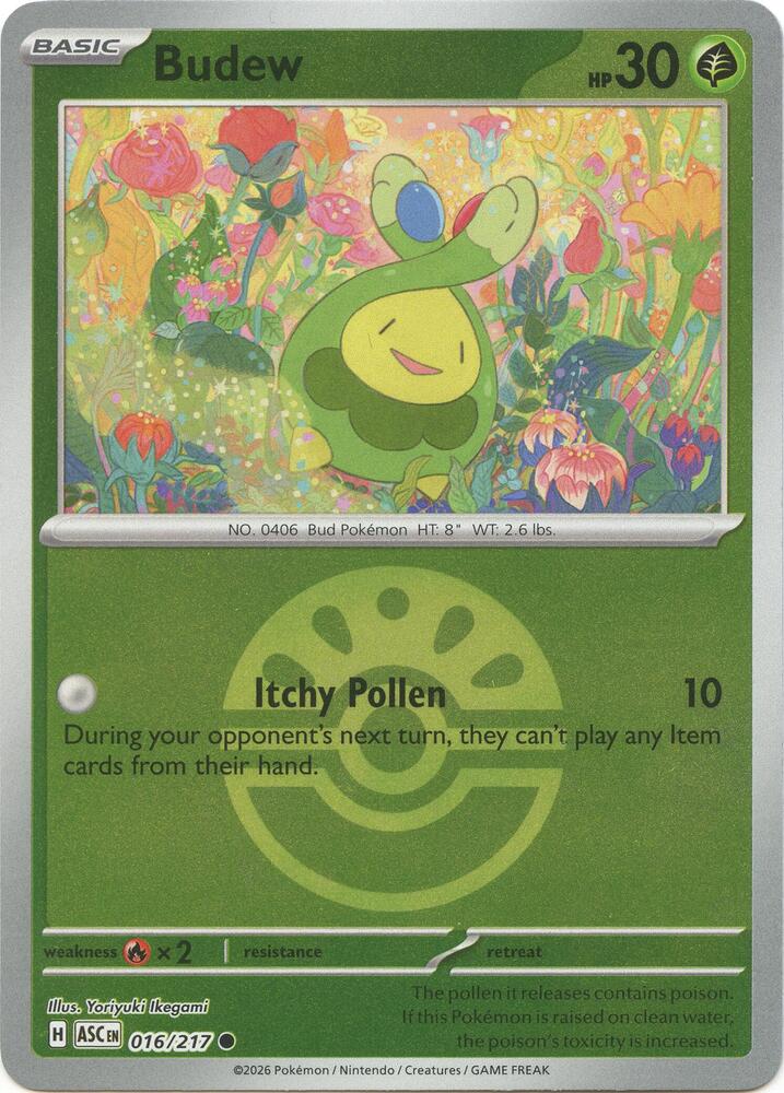 Budew - 016/217 (Friend Ball) — ME: Ascended Heroes