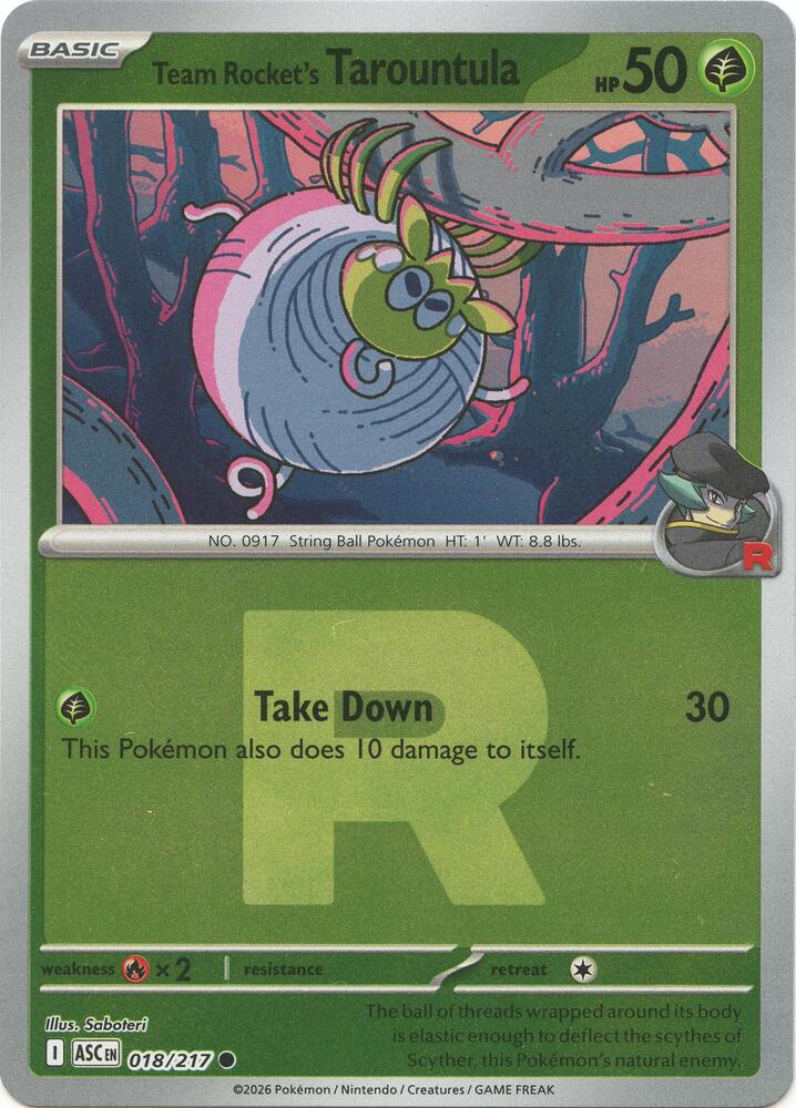 Team Rocket's Tarountula (Team Rocket) — ME: Ascended Heroes