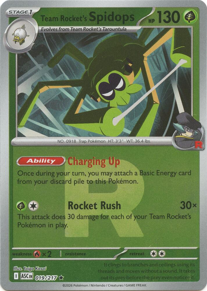 Team Rocket's Spidops (Team Rocket) — ME: Ascended Heroes