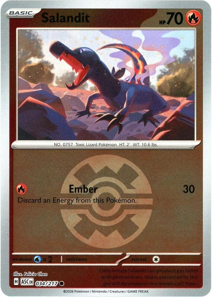 Salandit (Quick Ball) — ME: Ascended Heroes