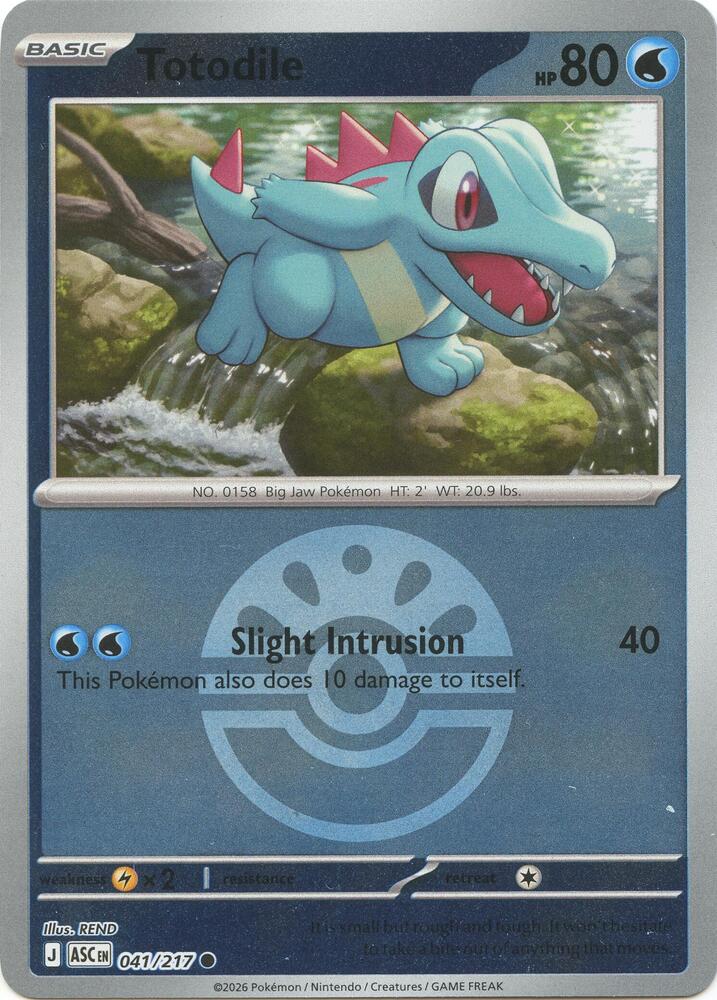 Totodile (Friend Ball) — ME: Ascended Heroes