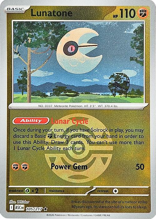 Lunatone (Dusk Ball) — ME: Ascended Heroes