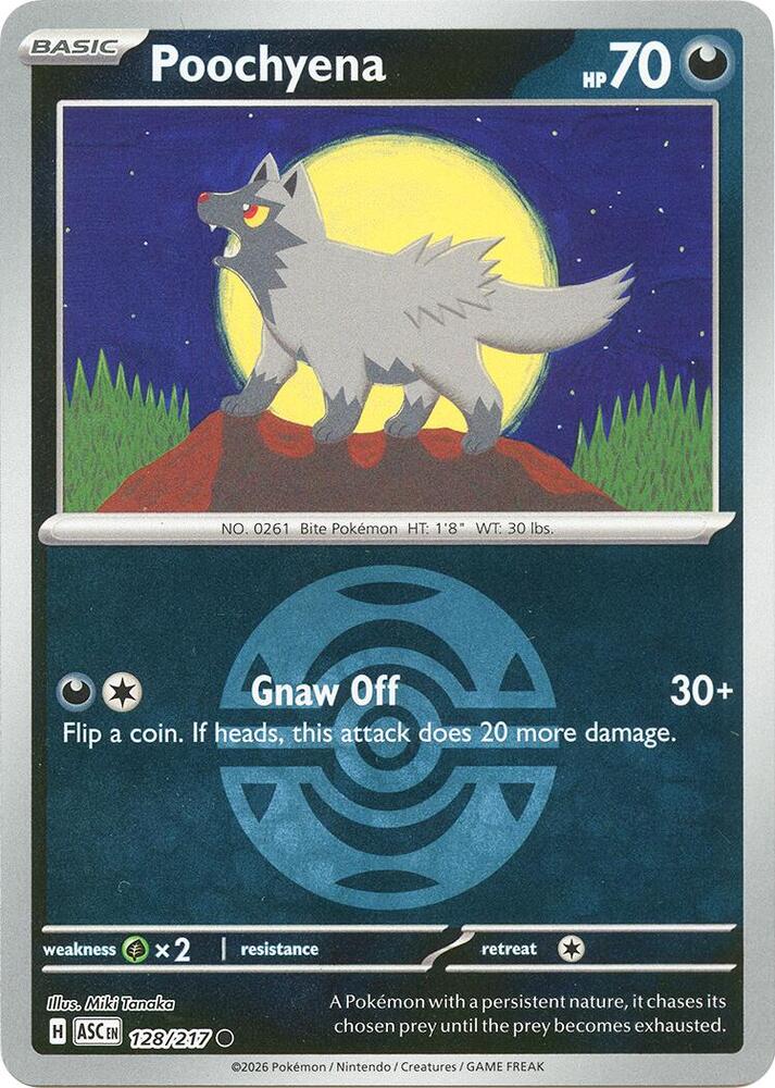 Poochyena (Dusk Ball) — ME: Ascended Heroes