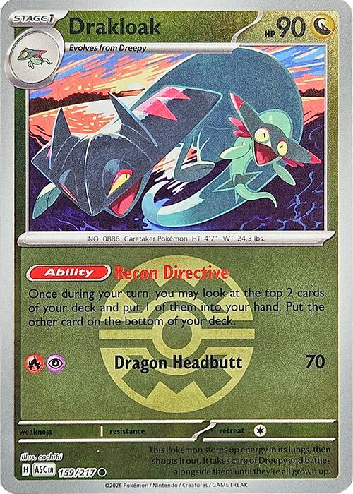 Drakloak - 159/217 (Quick Ball) — ME: Ascended Heroes