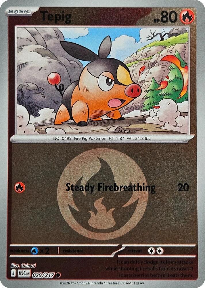Tepig (Energy Symbol Pattern) — ME: Ascended Heroes