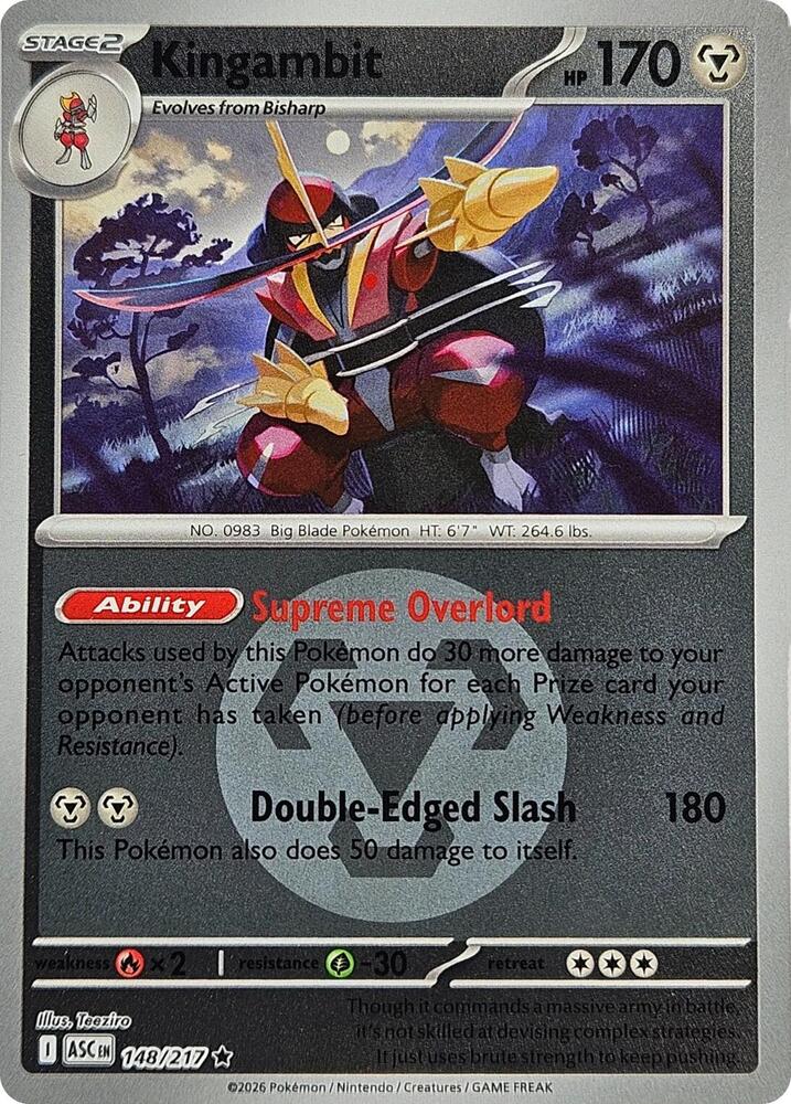 Kingambit (Energy Symbol Pattern) — ME: Ascended Heroes