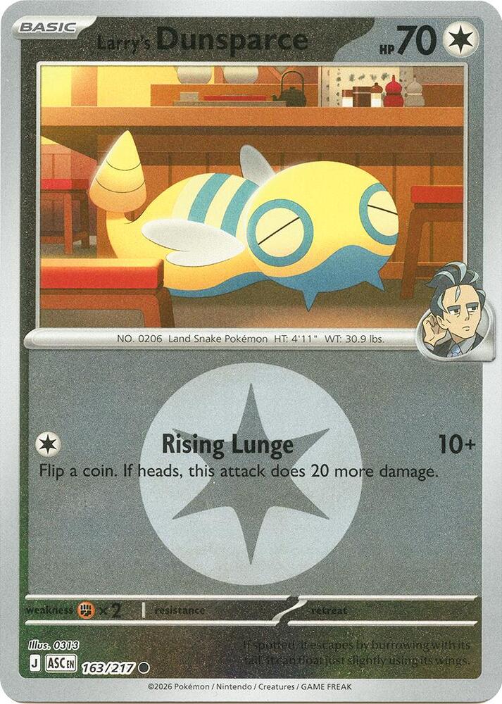 Larry's Dunsparce (Energy Symbol Pattern) — ME: Ascended Heroes