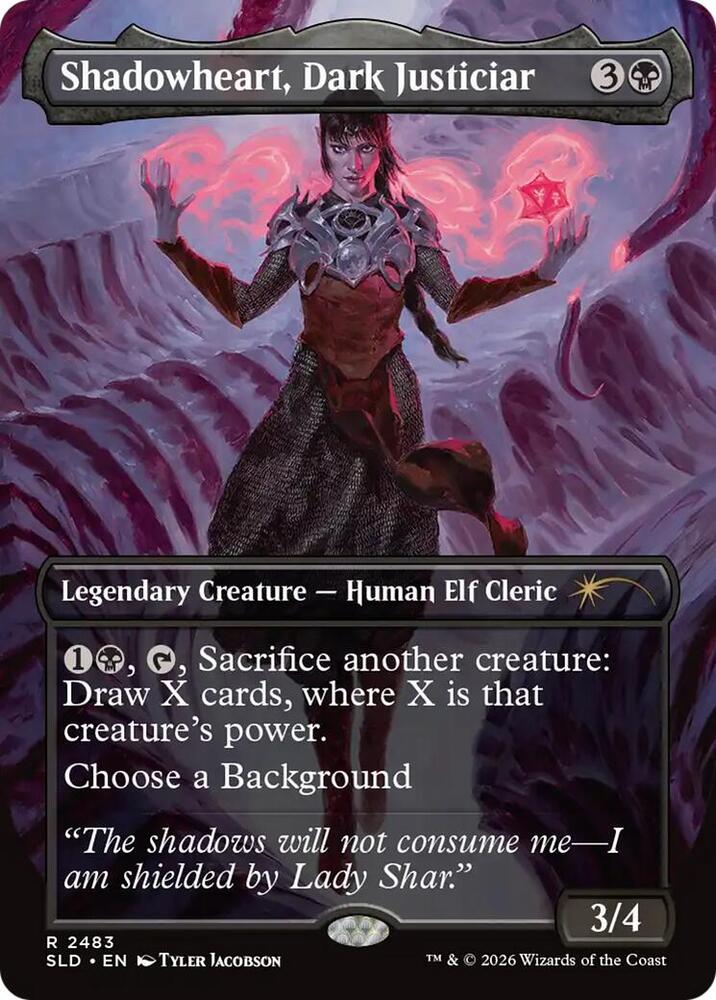 Shadowheart, Dark Justiciar — Secret Lair Drop Series