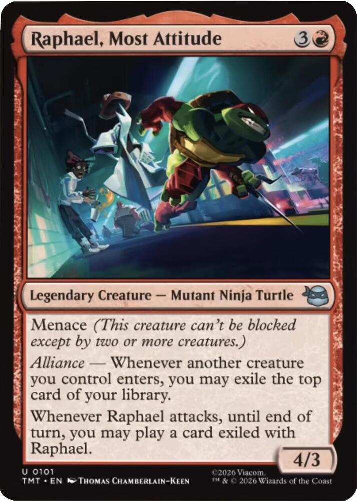 Raphael, Most Attitude — Teenage Mutant Ninja Turtles