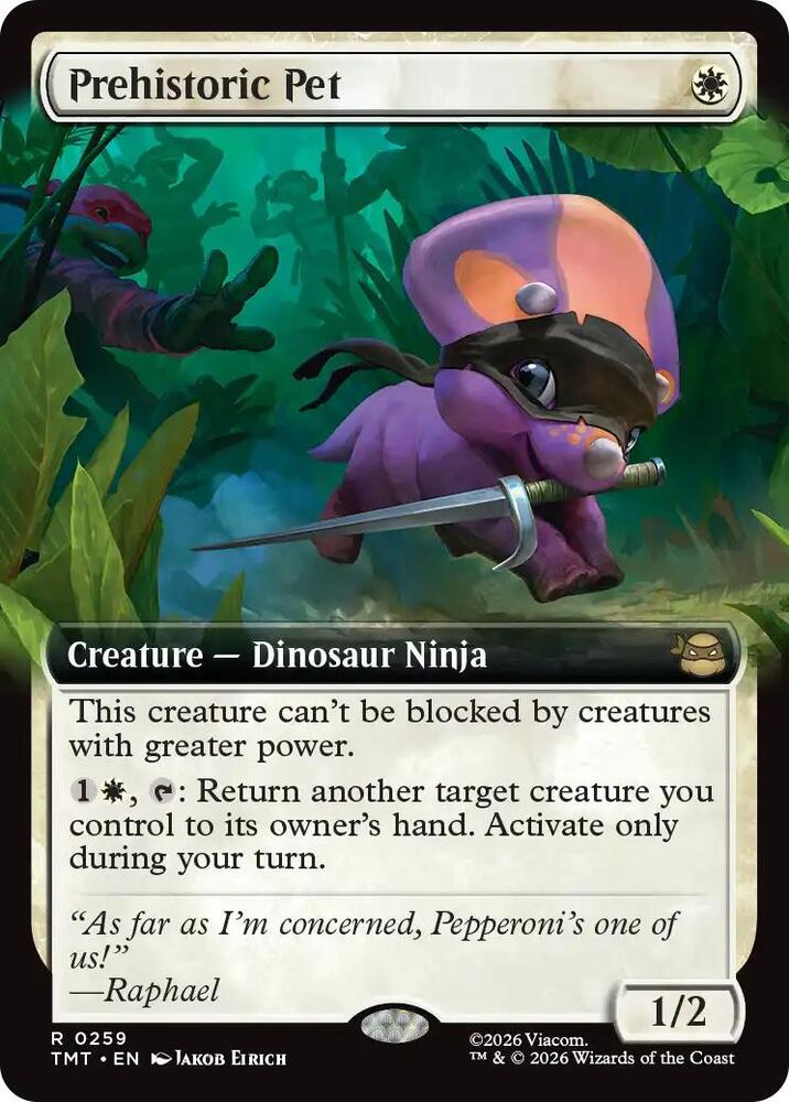 Prehistoric Pet (Extended Art) — Teenage Mutant Ninja Turtles