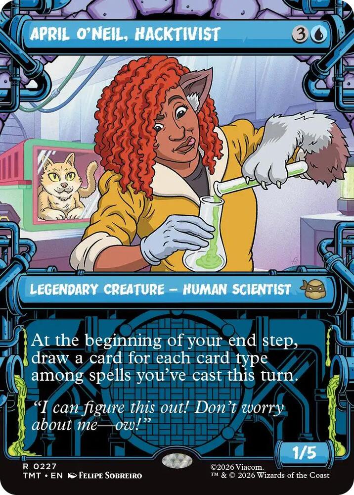 April O'Neil, Hacktivist (0227) (Showcase) — Teenage Mutant Ninja Turtles