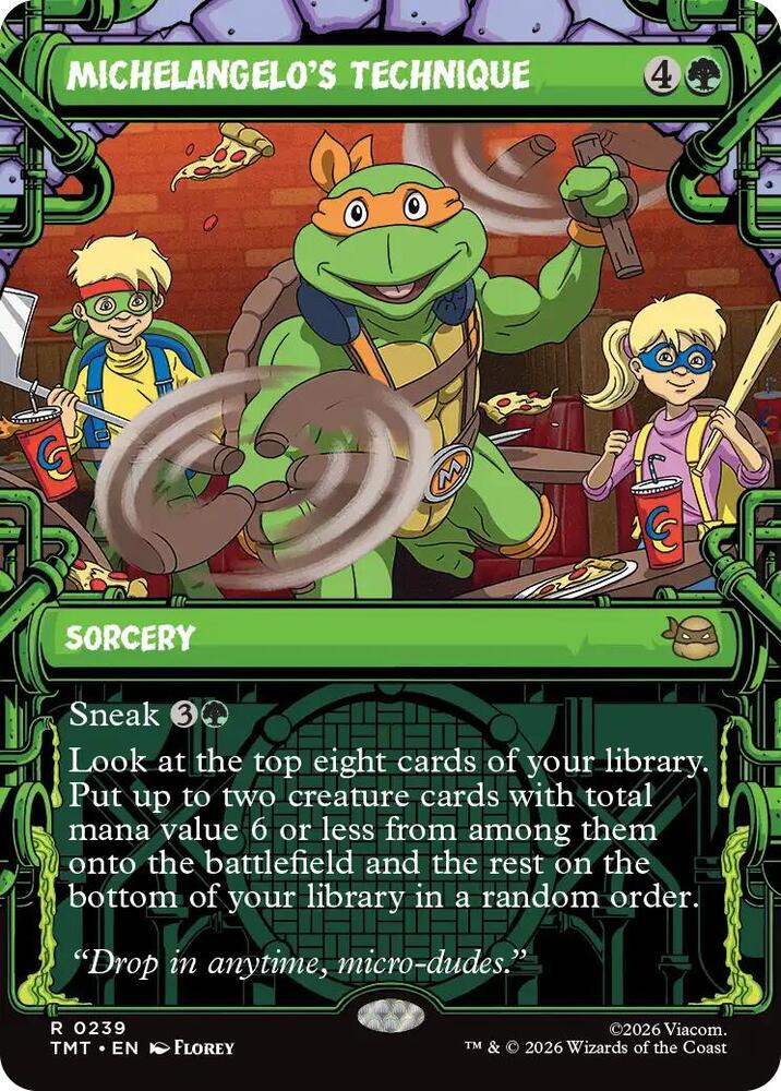 Michelangelo's Technique (Showcase) — Teenage Mutant Ninja Turtles